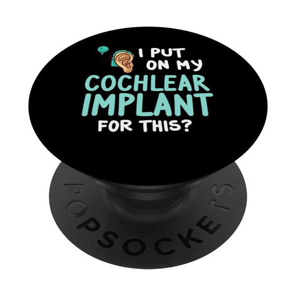 Cochlear Implant Heairing Aid Sound Device PopSockets Standard PopGrip