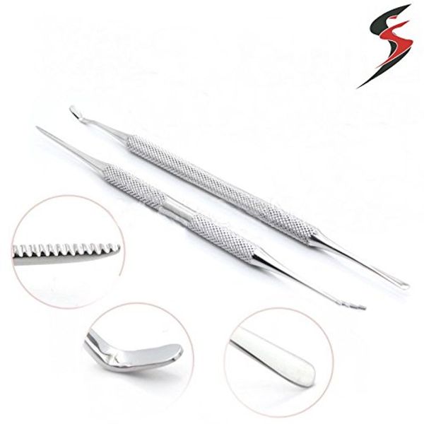 Toe Nail File & Lifter Kit Double Ended INGROWN SIDE EDGES Chiropody Podiatry SS