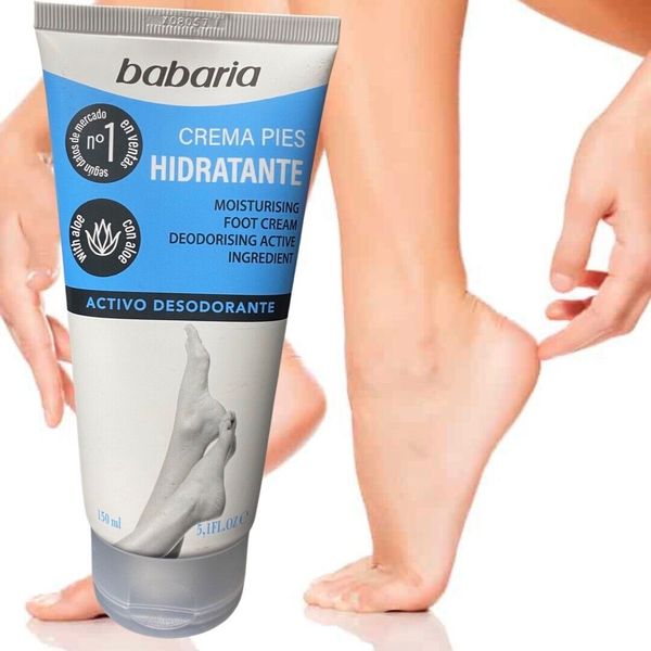 BABARIA CREMA PIES HIDRATANTE 150ml/5.1fl.oz.