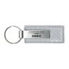 Chrysler 300C Carbon Fiber Leather Key Chain (White)