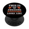 Lustiger Spruch Awesome Dietician PopSockets mit austauschbarem PopGrip