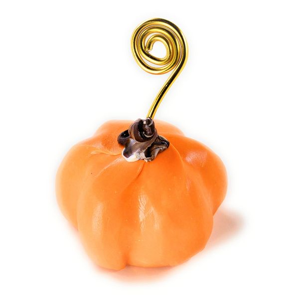 Orange Pumpkin Place Card Holder (Individual or Bulk Rates available)