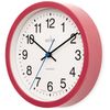 Acctim Bromham Non Ticking Sweep Seconds Hand Wall Clock 20cm Diameter (Red)