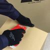 ACE AG777 Urethane Backless Gloves, Black, 3 Pairs, L Size