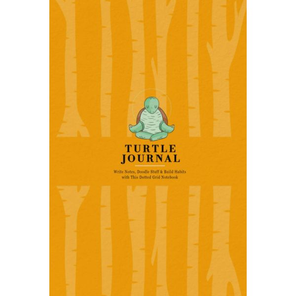 Turtle Journal: Write Notes, Doodle Stuff & Build Habits with This Dotted Grid Notebook | Turtle Meditating