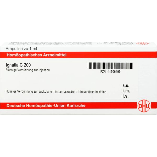 DHU Ignatia C200 Ampullen, 8 St. Ampullen