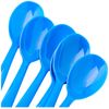 Royal Blue Solid Assorted Plastic Cutlery - Classy & Elegant Flatware Design - Perfect for Parties, Weddings & Events - 18ct