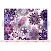 dtab Compact d-02K case notebook type cover direct paste type flower purple flower 011945