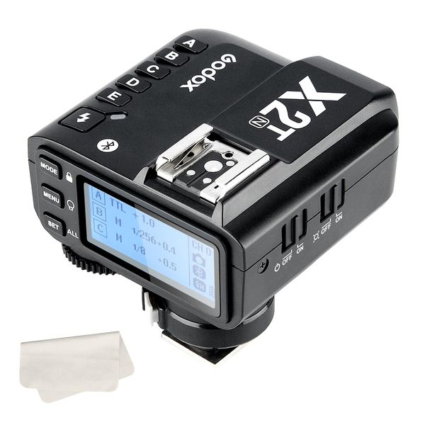 Godox X2T-N 2.4G Wireless Flash Trigger Transmitter for Nikon Support i-TTL HSS 1/8000s Group Function LED Control Panel Firmware Update