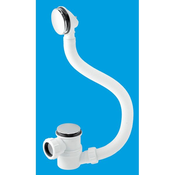 Bottle Bath Trap White 40mm, Material: Polypropylene, Trap Application: Bath, Pack of 1