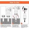 9-Piece Bolt Nut Extractor Set Nut Remover Socket Tool Wheel Lock Removal Kit