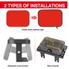 4 Gang Switch Panel RGB Wireless Remote Control Backlit Off and Auto Dimmable RV