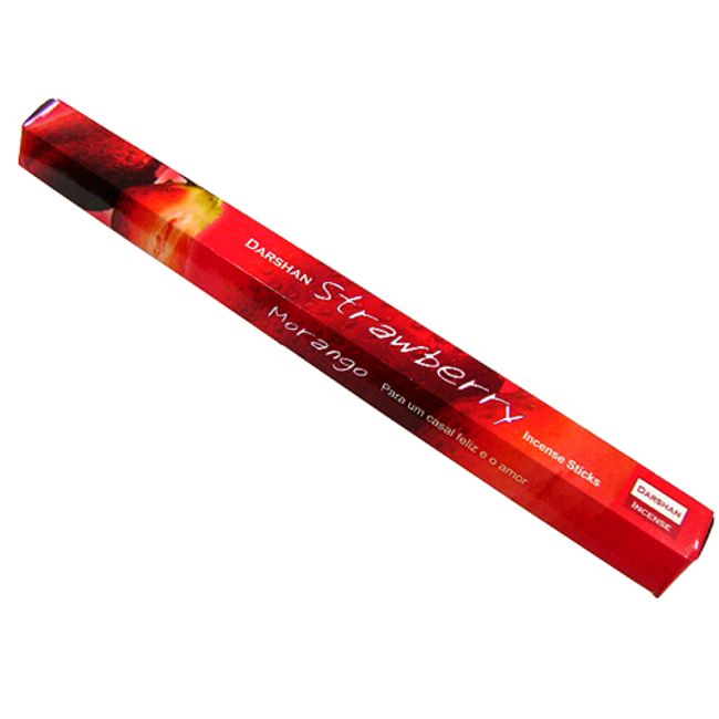 Incense Darshan Strawberry Incense Stick /DARSHAN STRAWBERRY/Incense/Indian Incense/Asian miscellaneous goods (Post-mail delivery option available/1 postage fee will be charged for every 6 boxes)