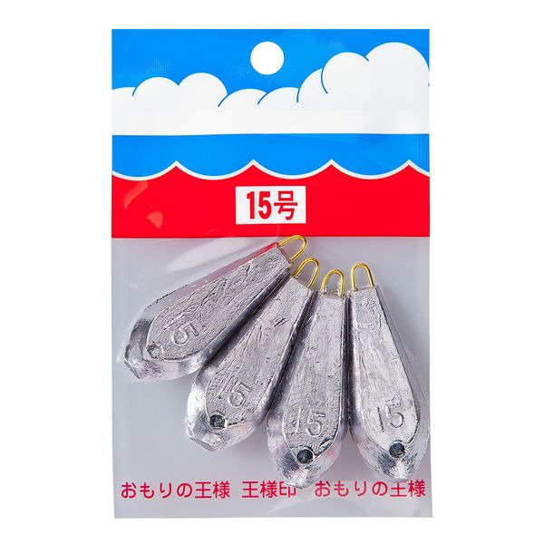 Daiichi Seiko Pack Sinker Hexagonal Weight No. 15 Fishing Silver
