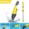 Handheld Pool Vacuum Cordless Pool Cleaner Rechargeable with Telescopic Pole