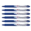 PILOT V-Ball 7 RT Retractable Rollerball Pens Medium Point Blue Pack of 6aa