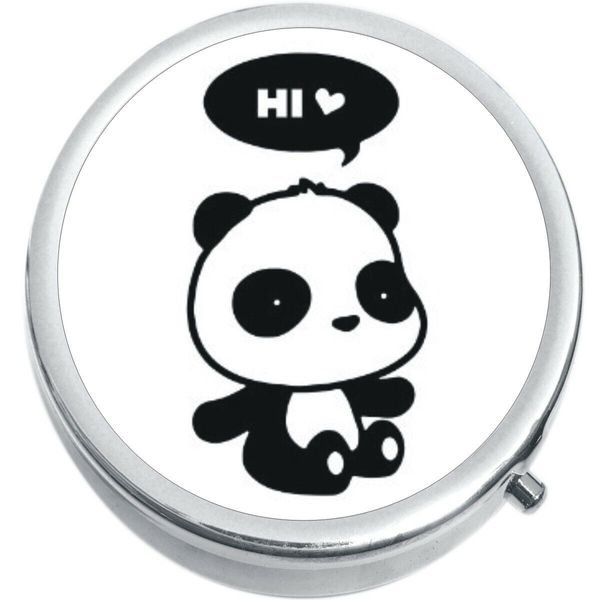 Hi Panda Cute Medicine Vitamin Compact Pill Box