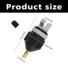 SUP Pump Adapter Compressor, SUP Canoe Kayak Pump Valve Adapter (Black)