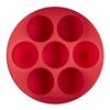 Instant Pot Silicone Egg Bites Pan with Lid Red