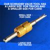 Lu-Hawk R134A Adapter Fitting Kit (Lu-Hawk R134A Self-Sealing, and Single Pun...