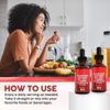 3PACK Nutra Vascu Flow Cayenne Pepper Liquid Drops Hawthorn Root Vitamin - 60ML