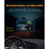 Car HUD Head Up Display OBD2 GPS Overspeed Warning System Projector Windshield