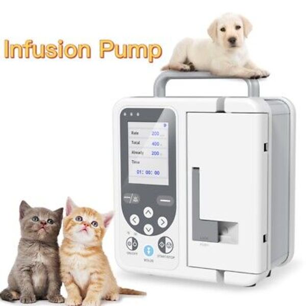 VET Veterinary Volumetric Infusion Pump Medical IV fluid Flow Control LCD Alarm