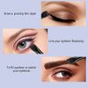 3Pcs Eyeliner Brush Kit, Professional Eyebrow Brush Flat & Fine Angled Eyeliner Brush Slanted Angled Brow Brush, Eye Makeup Brushes & Tools for Eyeshadow Cosmetics Shaping Eyebrows
