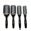 Alpha New York Ceramic Ionic Round Hair Brush, Small, White, Boar Bristles