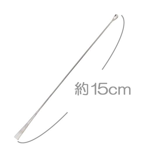 Natural Cosmetics Laboratory, Microspartel, Round Point, Stainless Steel, 5.9 inches (15 cm)