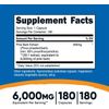 Nutricost Pine Bark Extract 6000mg - 180 Vegetarian Capsules