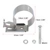 X AUTOHAUX Ignition Coil Mount Bracket Ignition Coil Holder for Car Silver Tone