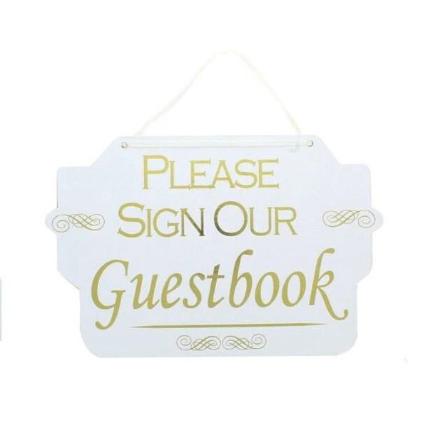 Please Sign Our Guestbook - Wedding Decoration