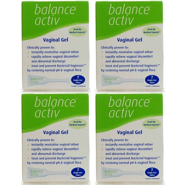 (4 PACK) - Balance Activ - Vaginal Gel | 7 tube box | 4 PACK BUNDLE