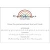 Personalised Teachers Rainbow Sticker Folder | Notes and Documents | Teaching Assistant | End of School