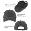 TSSGBL 2 Pack Vintage Cotton Washed Adjustable Plain Soft Baseball Dad Hats Men Women Summer Unstructured Soft Trendy Cute Casual Blank Workout Ball Caps Black-Khaki