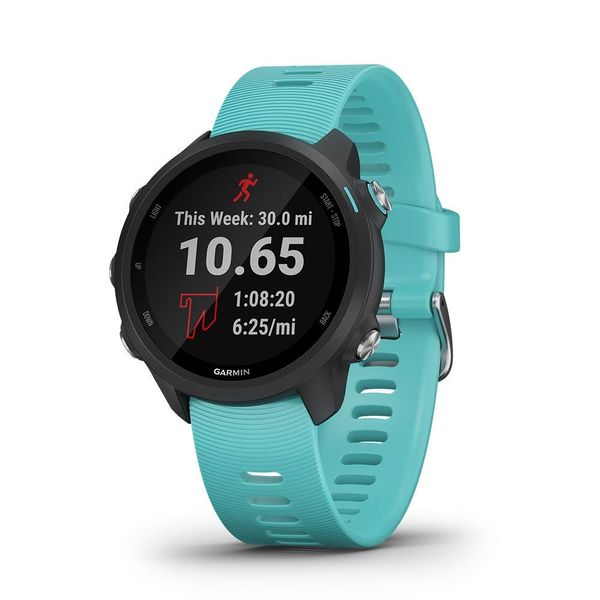 Garmin Forerunner 245 Music, GPS Running Smartwatch with Music and Advanced Dynamics, Aqua (Renewed)