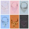 Molain 6 PCS Floral Head Kerchief Headband Chiffon Hair Bandanas Elastic Hair Band Scrunchies Boho Hair Scarf Hairbands Cute Hair Scarves Turban Hair Accessories for Women Girls