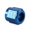 Earl's 700106ERL Auto-Crimp Hose End - Straight - Size -6 - Blue