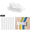 Sukudon Kabel-Clip, Kabel-Organizer, 60 Stück, Weiß
