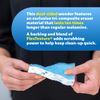 Scrub Daddy Eraser Sponge, Dual-Sided Melamine Scrubber, Temperature Controlled, All Purpose Cleaning, 2ct