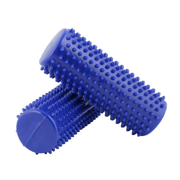 CanDo® Massage Roller 16 x 6.5 cm Blue Pack of 2