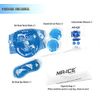 Face Ice Pack for Injuries Cooling Face Mask & Cooling Eye Mask Set, Reusable Gel Hot Cold Compress Ice Pack for Face Swelling & Puffy Eyes & Stress Relief & Migraines & Relaxation