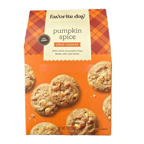 Favorite Day Pumpkin Spice Crisp Cookies With White Chocolate Chips