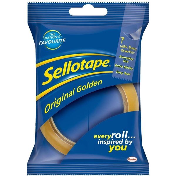 Sellotape, tape, 50m