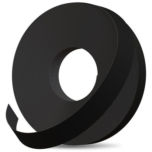 Edge Supply Black Melamine 1-1/2 inch X 10 ft roll of Black Edge Banding – Pre-glued Flexible Edging – Easy Application Iron-On Edging for Cabinet Repairs, Furniture Restoration