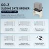 CO-Z Auto Sliding Gate Opener Driveway Remote Control Security System 1400lbs