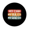 MY CARMY RULES MY RADIO PopSockets Adhesive PopGrip