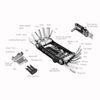 Topeak Ninja Master+ Toolbox with PT30 Bicycle Multi-tool