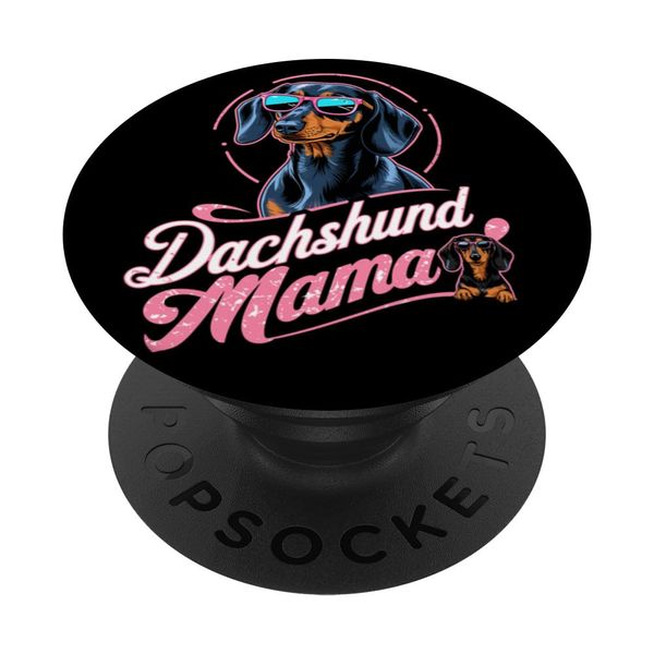 Dachshund Dachshund Dog Mama Teckel PopSockets Adhesive PopGrip